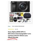 11 - SONY CAMERA W/ ACCESSORIES (F)