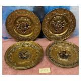 311 - 4 PIECES VINTAGE WALL DECOR (F23)