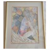 M - HOPE ANSTETT WATERCOLOR ART FRAMED
