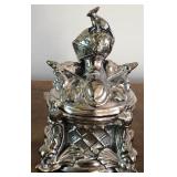 M - CIRCA 1895 HELMET INKWELL (E16)