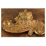 M - KING GEORGE V BRASS INKWELL C1911 (E82)