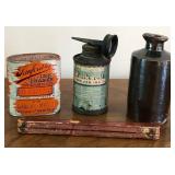 M - MIXED LOT OF ANTIQUE COLLECTIBLES (E177)