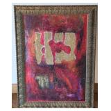 U - SALAZAR ARTWORK FRAMED 42X31"