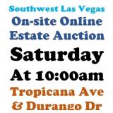 WELCOME TO OUR SAT. @10am ONLINE PUBLIC AUCTION