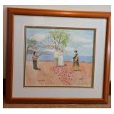 M - MARCI WEDDING ART FRAMED 29X30"