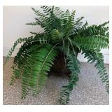 M - PLANTER W/ FAUX FERN