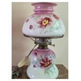 M - VINTAGE HURRICANE-STYLE TABLE LAMP