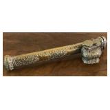 M - ANTIQUE TRAVELLER QUILL HOLDER / INKWELL
