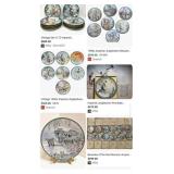 Q - 4 IMPERIAL JINGDEZHEN PORCELAIN PLATES (L43)