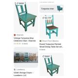 Q - VINTAGE WOODEN CHAIR (B5)