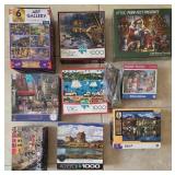 Q - MIXED LOT OF JIGSAW PUZZLES (L33)