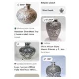 Q - DECORATIVE VASE 11"T (K24)