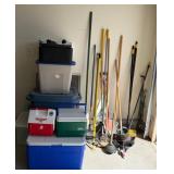 Q - BINS, COOLERS, RAKES, BROOMS & MORE (G17)