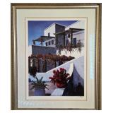 Q - PATRICIA GEORGE "SUMMER IN SANTORINI" W/COA