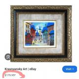 Q - ANATOLE KRASNYANSKY ARTWORK W/ COA (H41)