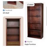 Q - 5-SHELF BOOKCASE 72X30" (B11)