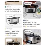 Q - SLOW COOKER, TOASTER OVEN, GRILL (K15)
