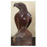 Q - CARVED EAGLE 13"T (L15)