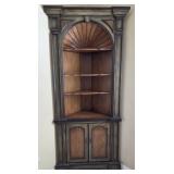 Q - WOODEN CORNER BOOKSHELF 83X35 (L57)