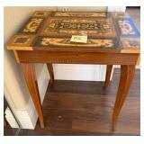 Q - HAND INLAID ACCENT TABLE (ITALY) (R6)