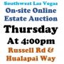 Thur.@4pm - Russell & Hualapai Estate Online Auction 10/16