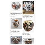 T - SIGNED NATIVE AMERICAN POTTERY (M38)