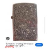 T - VINTAGE STERLING SILVER CASE (E53)