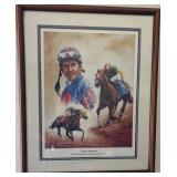 T - TOM CHAPMAN LTD ED ART W/ COA (M1)