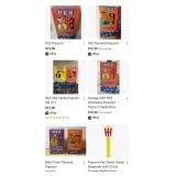 T - 4 BOXES PEZ FLAVORED POPCORN (L53)