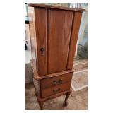 T - VINTAGE JEWELRY ARMOIRE (AS IS) (M28)