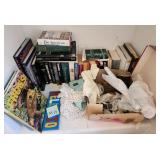 T - MIXED LOT OF BOOKS, BABY CLOTHES & SHOES (M19)
