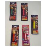 T - LOT OF 5 COLLECTIBLE PEZ DISPENSERS (S16)