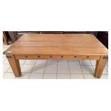T - SOLID WOOD TABLE 28X52" (L7)