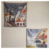T - 2 PIECES EMBROIDERY ARTWORK (E18)
