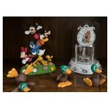 T - DISNEY FIGURINES & CLOCK (S57)