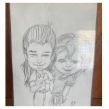 T - PENCIL PORTRAIT SKETCH