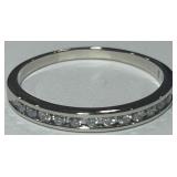 10KT WHITE GOLD DIAMOND BAND 2.00GRS