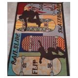 W - SKATEBOARD AREA RUG 45X31" (K32)