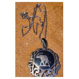 W - STERLING SILVER PENDANT NECKLACE (6)