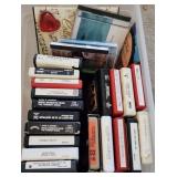 W - LOT OF CDS & 8-TRACKS (E57)