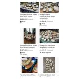 W - 73 PIECES FRANCISCANWARE DESERT ROSE DISHWARE