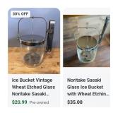 W - MCM NORITAKE ICE BUCKET, STEMWARE (E26)
