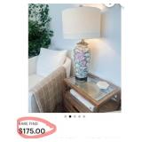 W - PAIR OF MATCHING TABLE LAMPS (E39)