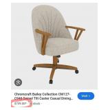 W - OVAL TABLE W/ 4 WHEELED CHAIRS (K12)