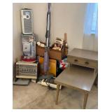 W - 2-TIER SIDE TABLE, SPACE HEATER, MORE (R8)
