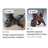 W - SET OF JAPANESE TAMATISHI DOGS (E19)