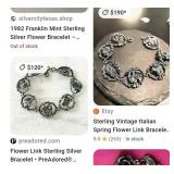 W - STERLING SILVER BRACELET (15)