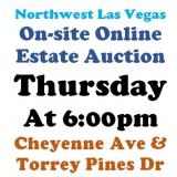 WELCOME TO OUR THUR. @6pm ONLINE PUBLIC AUCTION