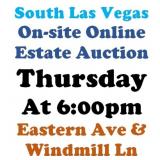 WELCOME TO OUR THUR. @6pm ONLINE PUBLIC AUCTION