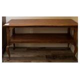 Y - ETHAN ALLKEN 2-TIER CONSOLE TABLE (A4)